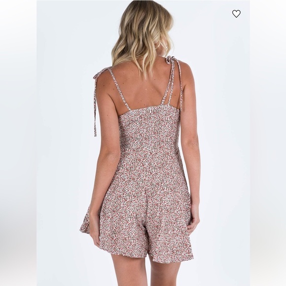 Princess Polly The Marko Romper Red Multi Size 6 - Picture 13 of 14